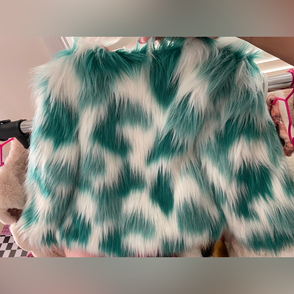 Toddler Faux Fur Jacket Coat - Picture 2 of 2